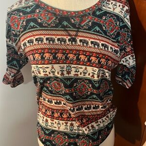 Elephant bohemian top
